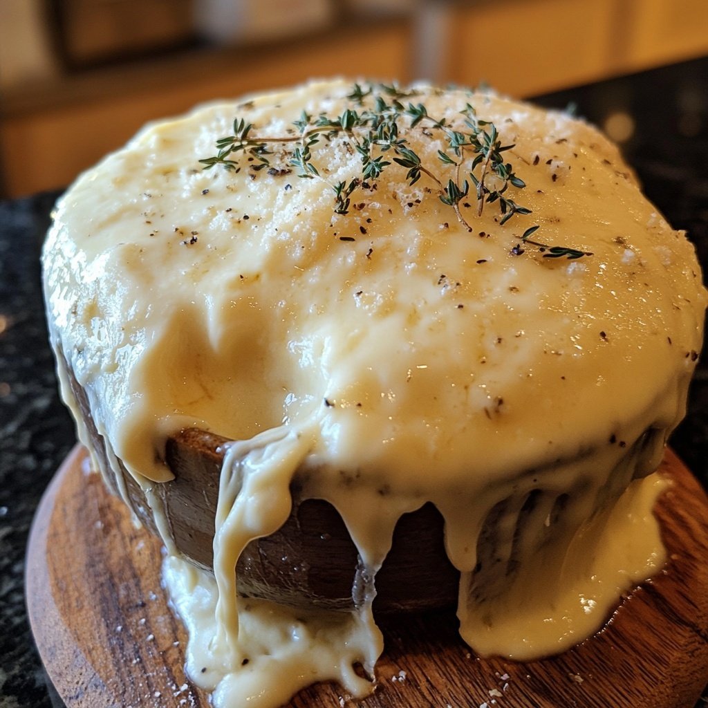 Fondue with White Wine and Thyme