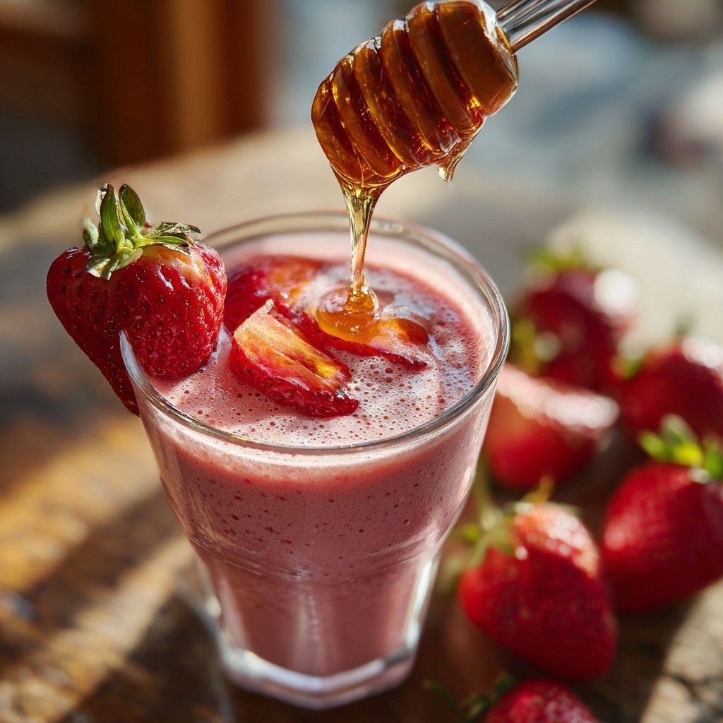Strawberry Vanilla Protein Shake