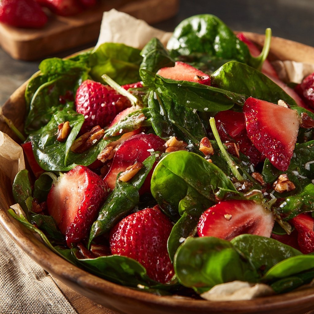 Strawberry Spinach Salad