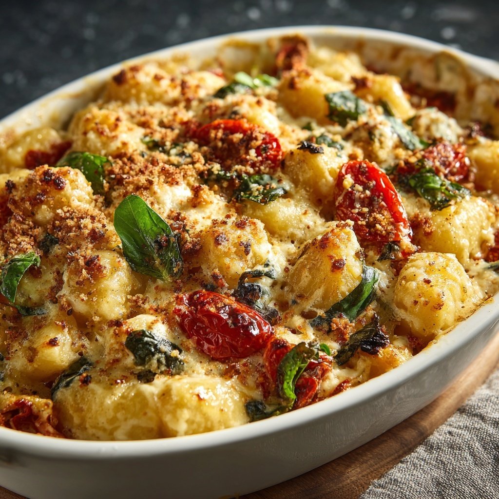 Valentine Gnocchi Bake
