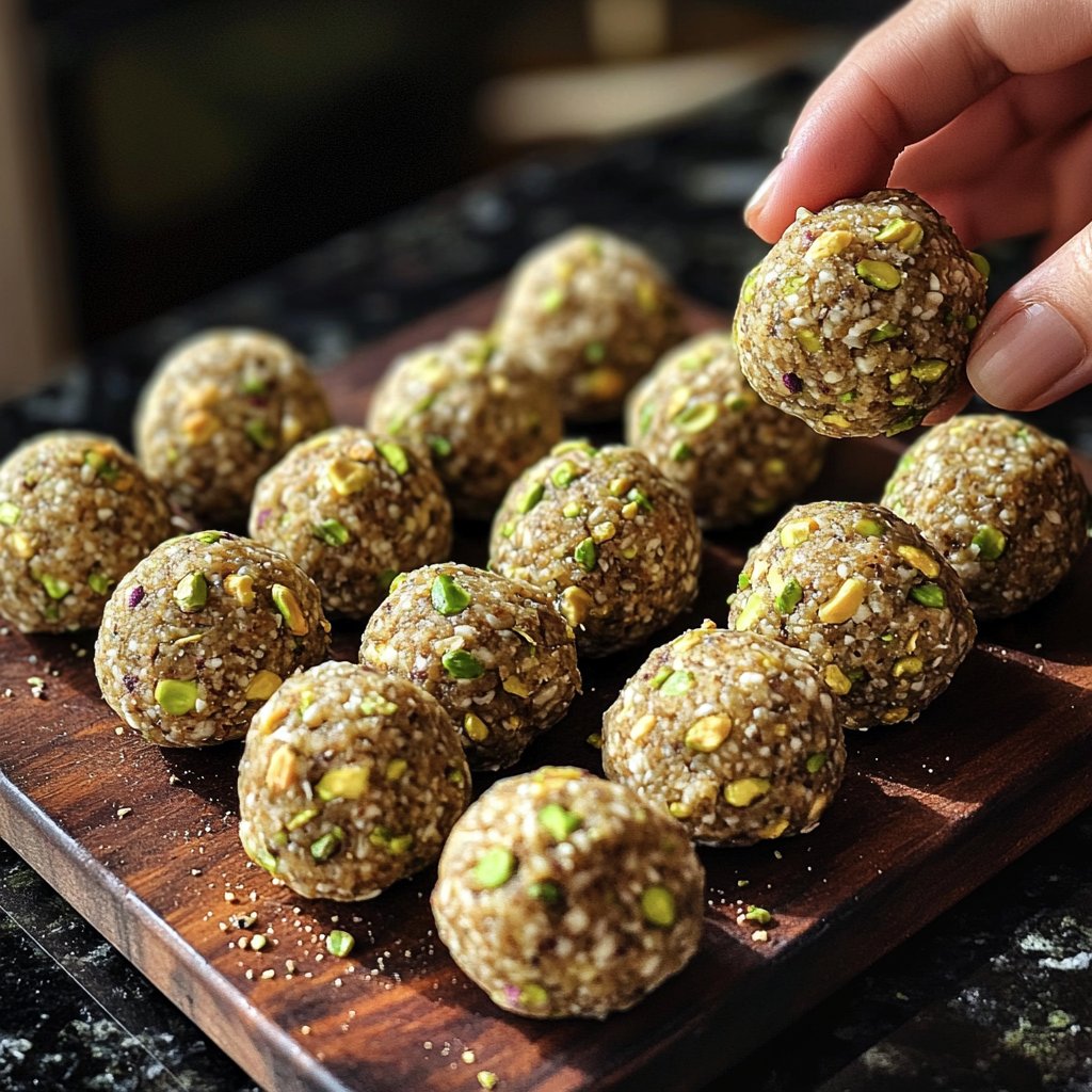 Protein Balls with Pistachios