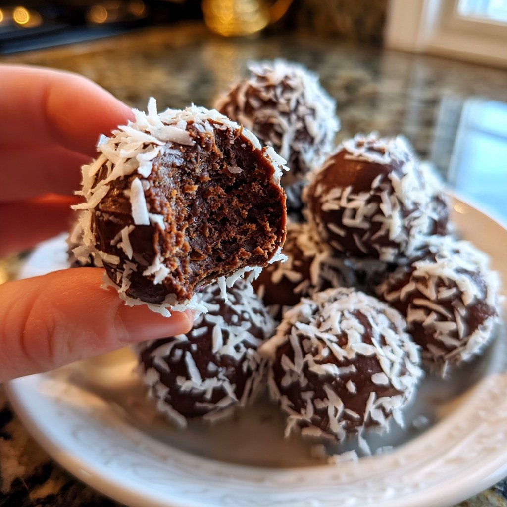 Chocolate Coconut Truffles