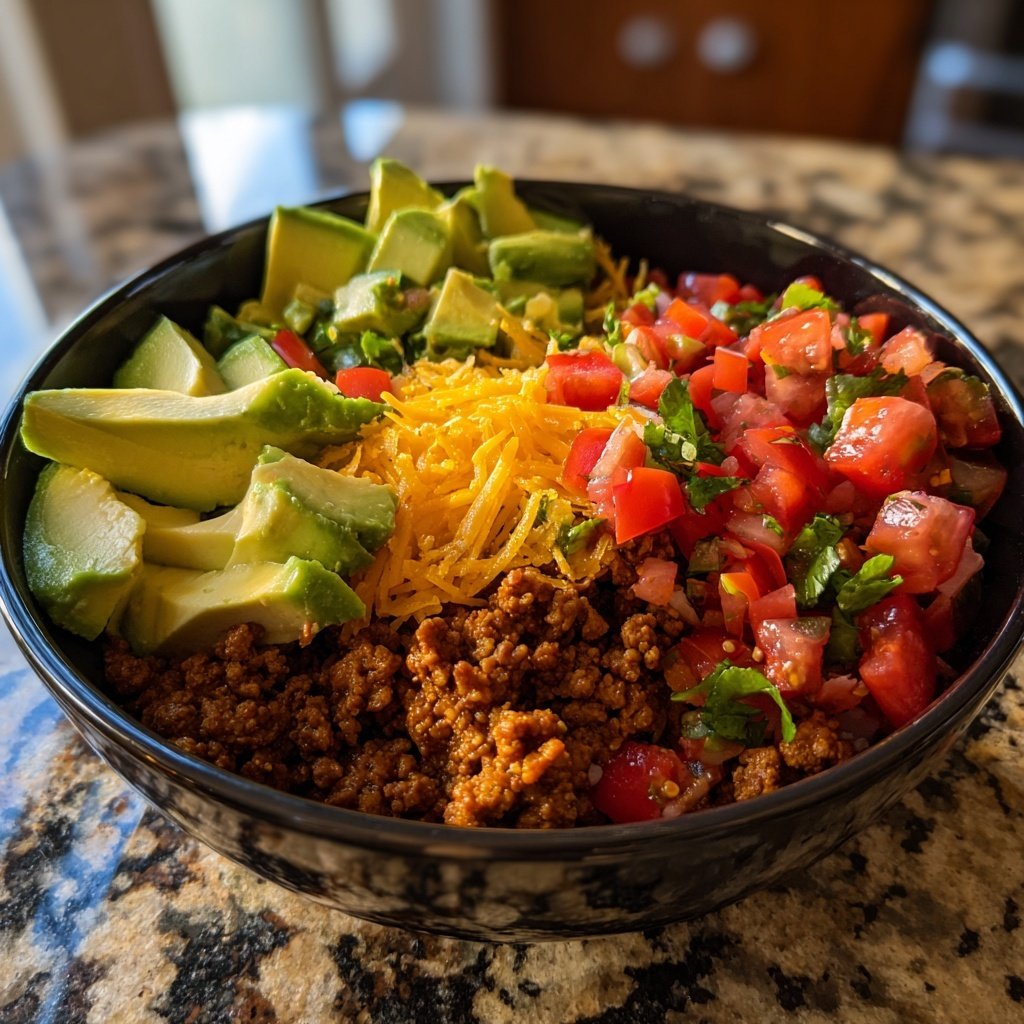 Ground Turkey Taco Bowls