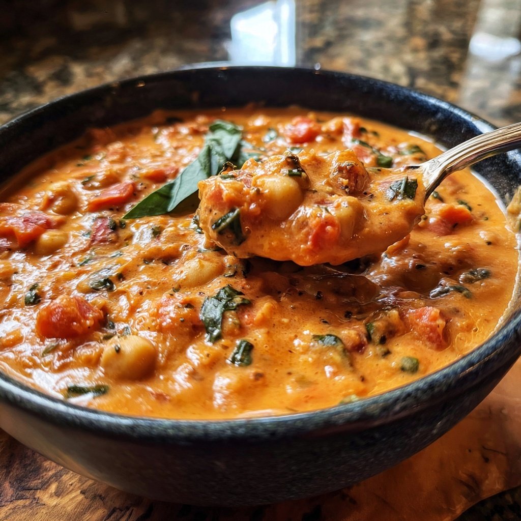 Creamy Tomato Chickpea Stew