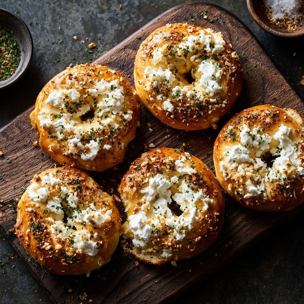 Yogurt Bagels With Olive Oil