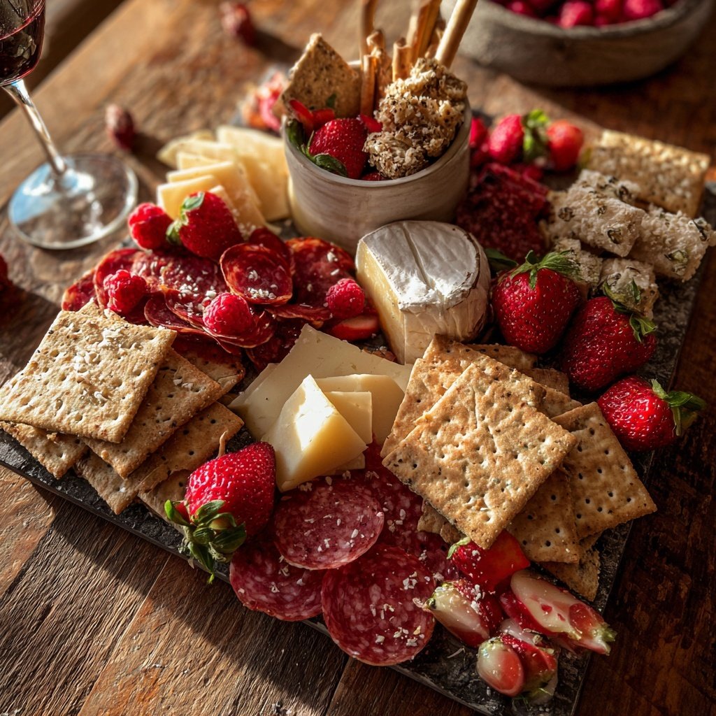 Valentines Charcuterie Board for Two