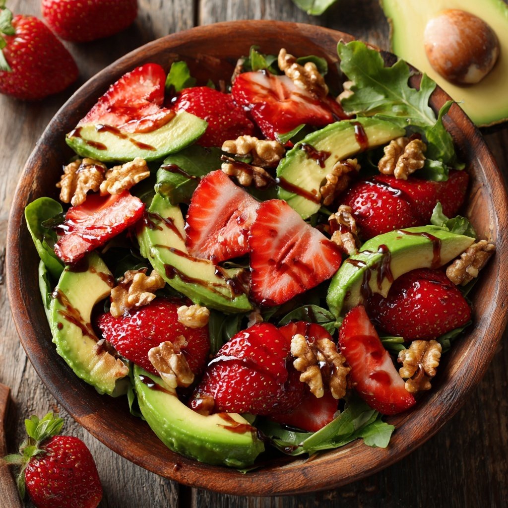 Avocado Strawberry Salad