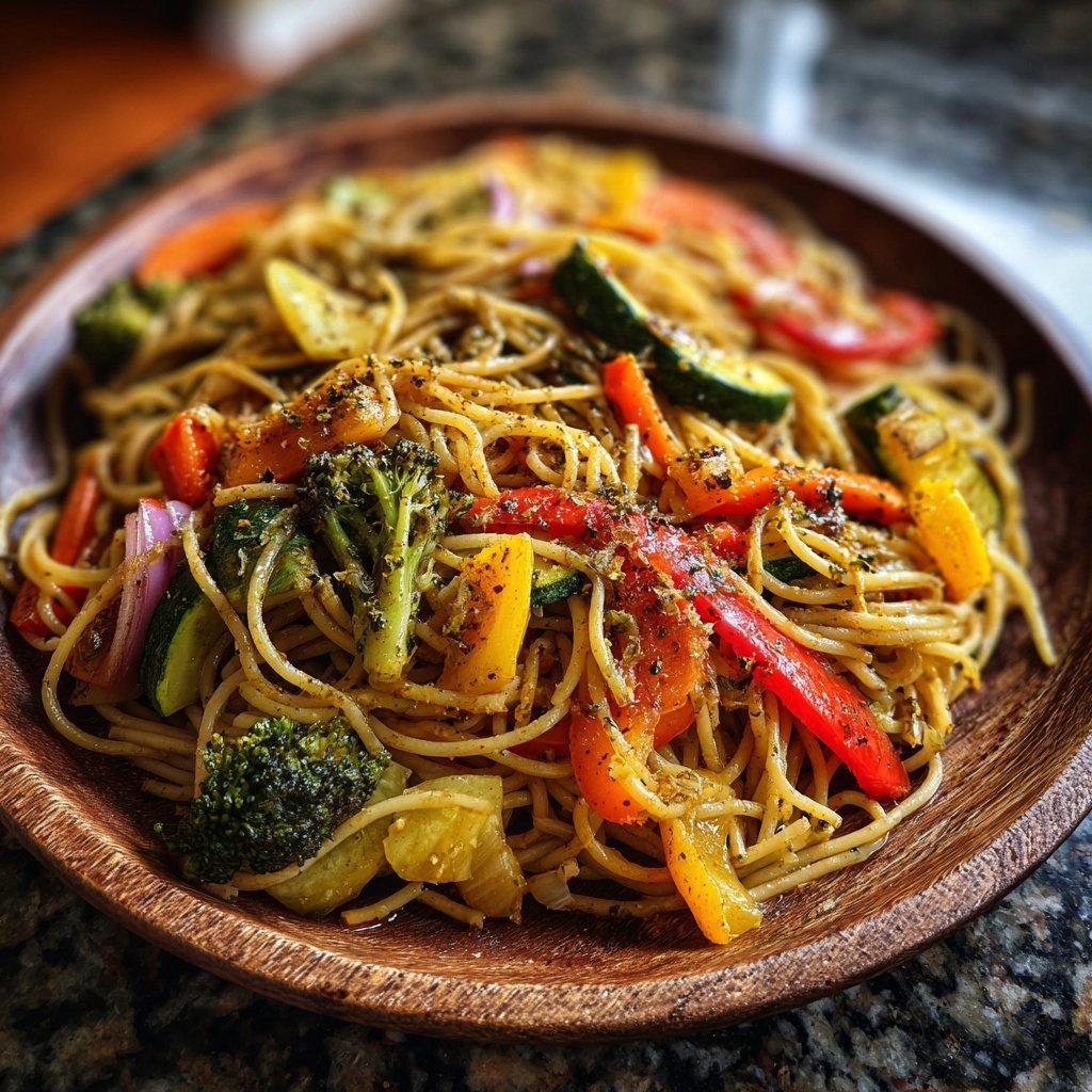 Herb Roasted Veggie Pasta