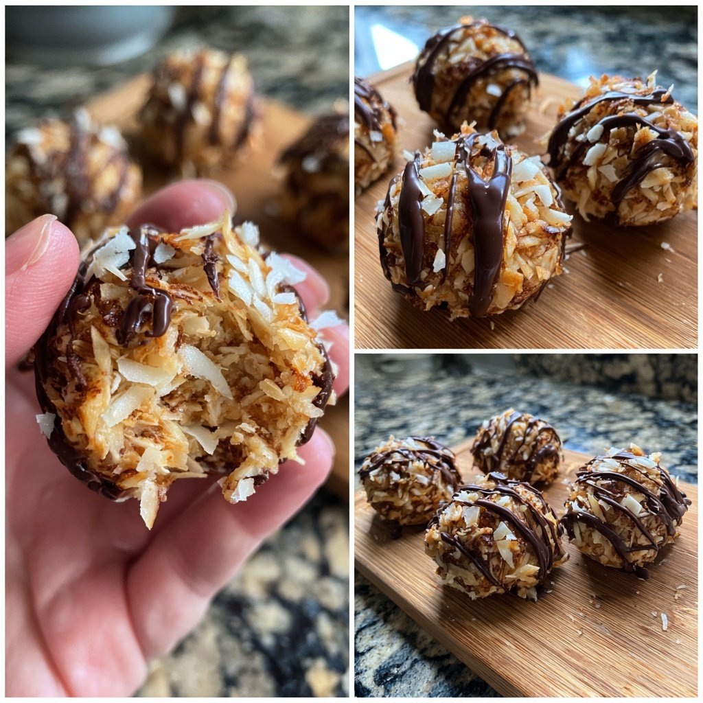 Chocolate Coconut Almond Snack Bites