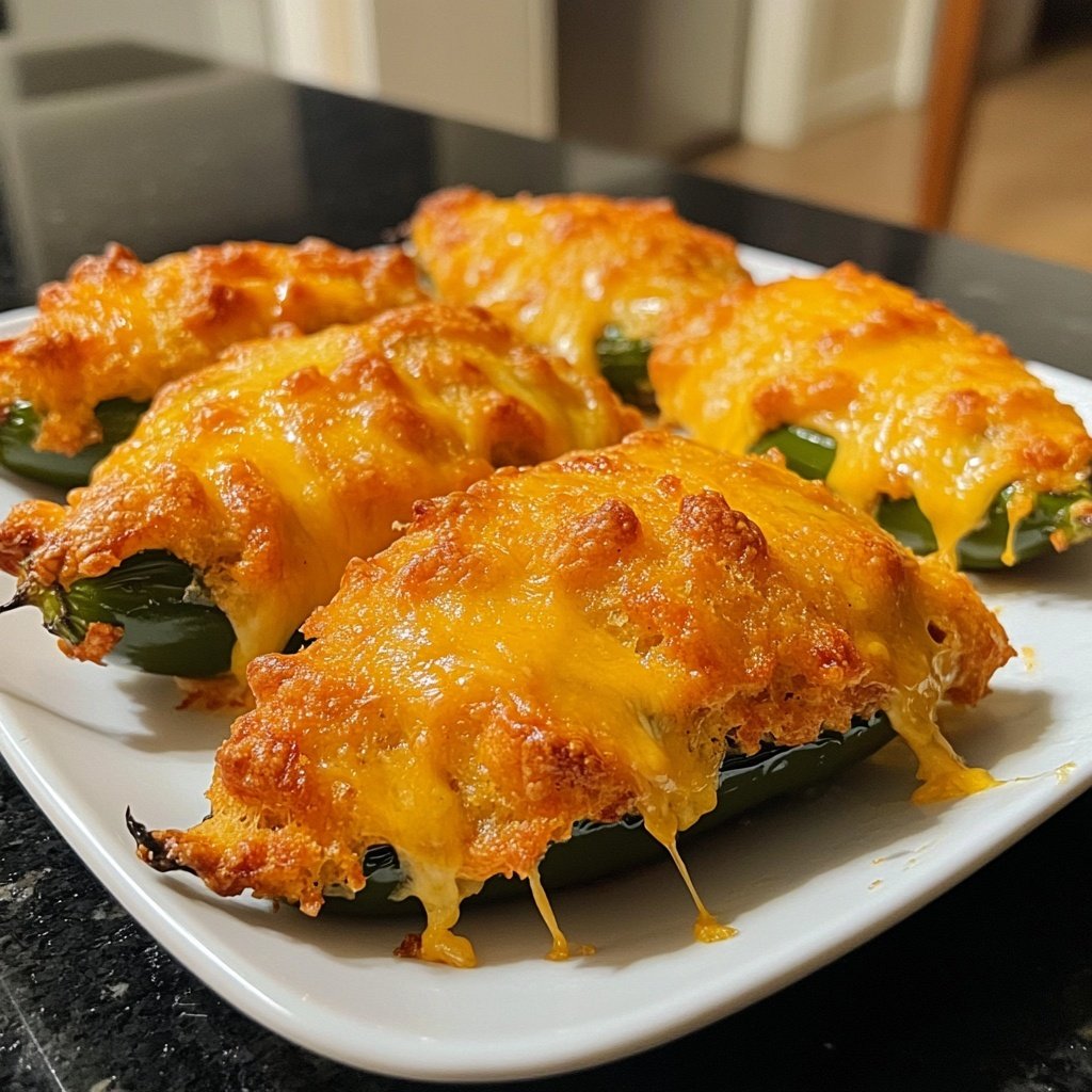 Jalapeno Poppers with Corn and Cheese