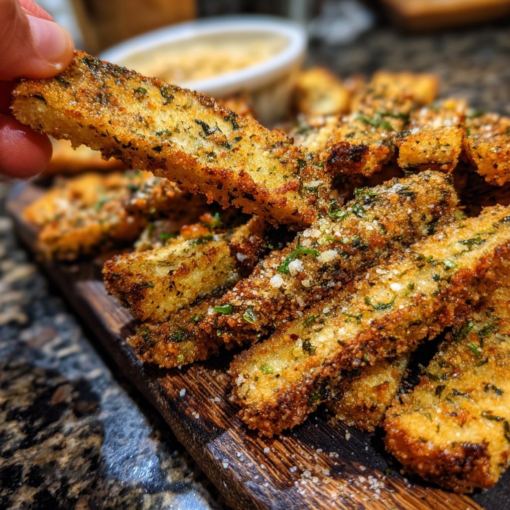 Crispy Eggplant Veggie Fries