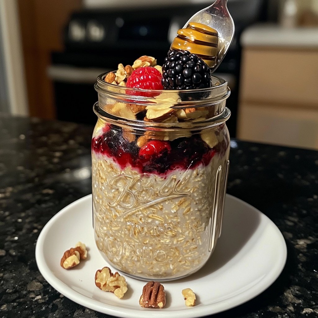 Overnight Oats with Simple Ingredients