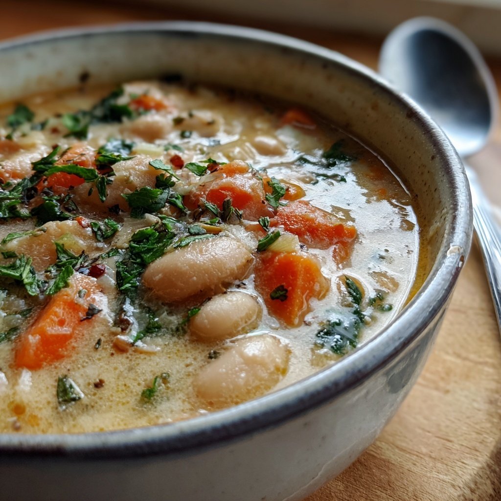 Sunday Creamy White Bean Stew